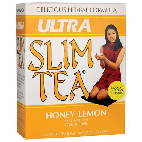 Hobe Labs Ultra Slim Tea Honey Lemon 24 Bag S Swanson Health Products