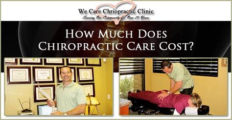 How Much Do It Cost To See A Chiropractor Cost Of Chiropractic Care