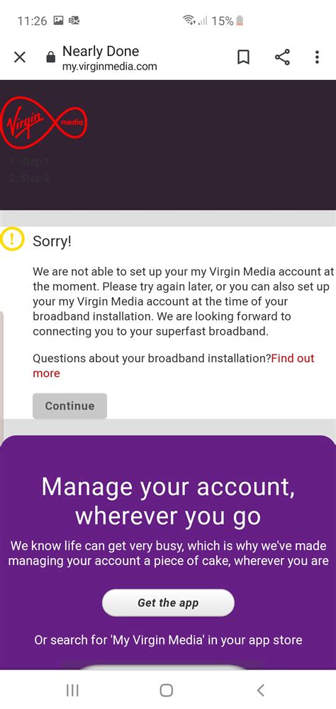 Unable To Register Virgin Media Account Virgin Media Community 4073998