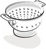 Strainer Clip Clipart sketch template