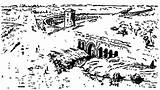 Aqueducts sketch template