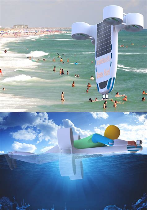 amphibious uav   solar anti drowning drone   save lives techeblog