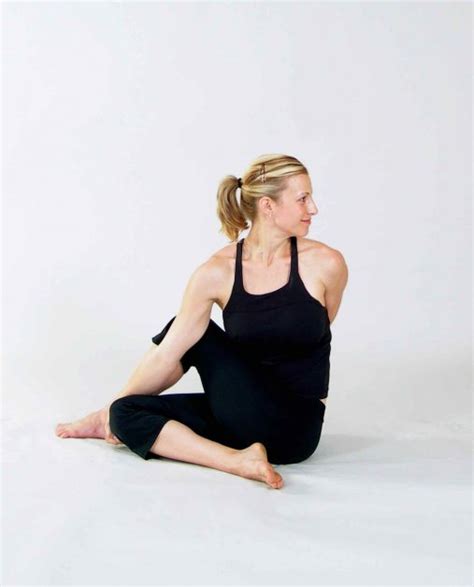 yoga pose  spine twist  jimmy barkan