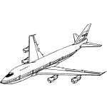 boeing  airplane coloring pages boeing  boeing