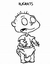 Coloring Pickle Pages Angelica Rugrats Ornament Getcolorings Getdrawings Colorings sketch template