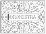 Orchestra Vocabulary sketch template