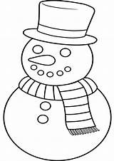 Tulamama Snowmen Outline sketch template