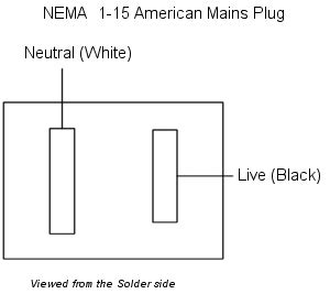leads direct wiring  american plug