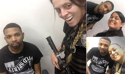brazilian police pose for selfies with drugs baron daily mail online