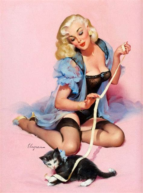wall art print art reproduction vintage sexy pin up girl gil elvgren denise pur r rty pair