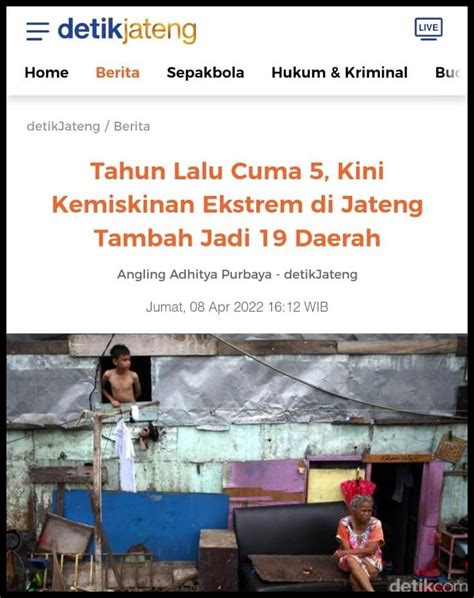 Kemiskinan Jawa Tengah Capres Boneka Dan Pemilu 110 Triliun Portal