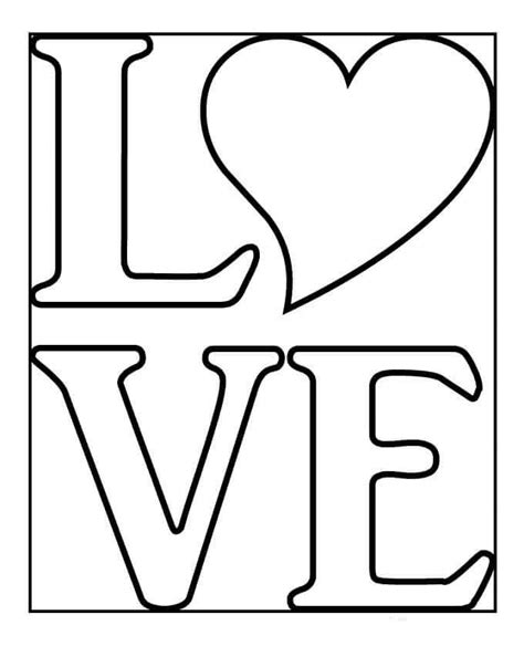 printable heart coloring pages