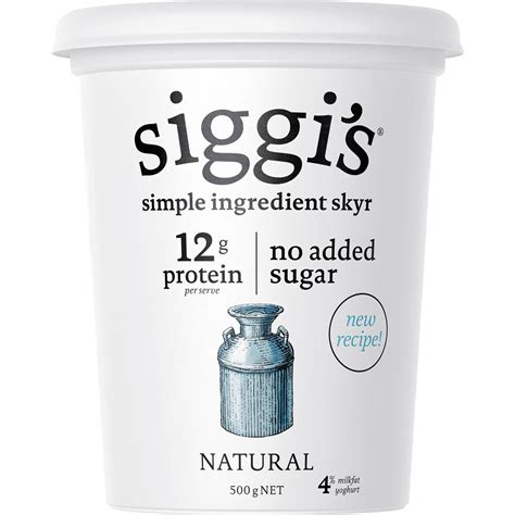 siggis yoghurt natural  woolworths