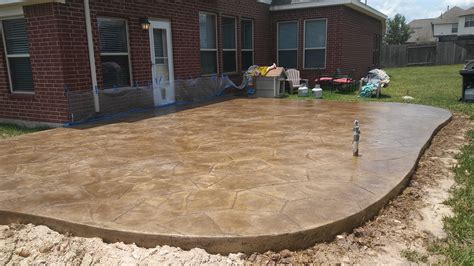 artisan concrete and surfaceworks stamped concrete houston