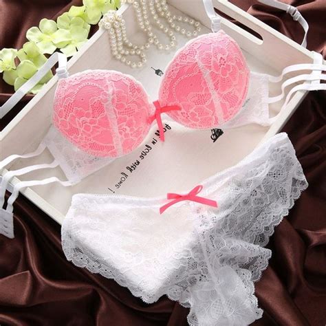 sexy womens set lace lingerie underwear push up padded bra underwire