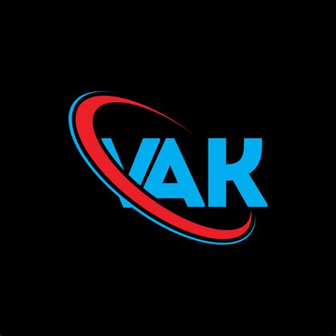 logotipo de vak letra vak diseno del logotipo de la letra vak logotipo de iniciales vak
