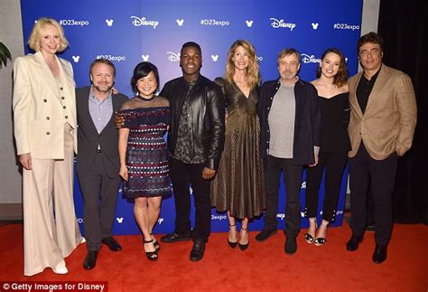 daisy ridley leads the last jedi cast at disney d23 day 2 daily mail online