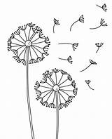 Dandelion Simplest Prettiest Artprojectsforkids sketch template