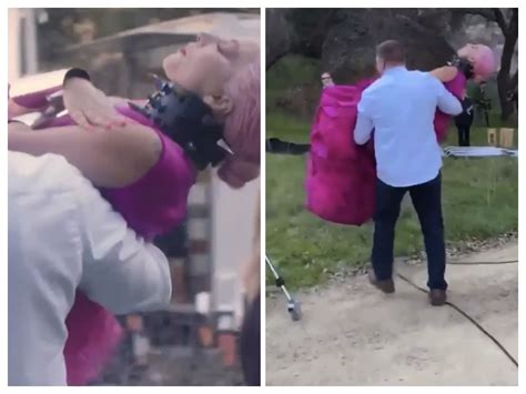 Lady Gaga Had To Be Carried Onto The Set Of Her Latest Photoshoot