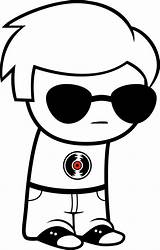 Dave Strider Normal sketch template