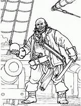 Piratas Pirata Perto Canhão sketch template