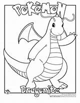 Pokemon Dragonite Coloring Pages Pikachu Drawing Colouring Kids Sheets Color Printable Mega Print Easy Go Characters Pokémon Drawings Getdrawings Visit sketch template