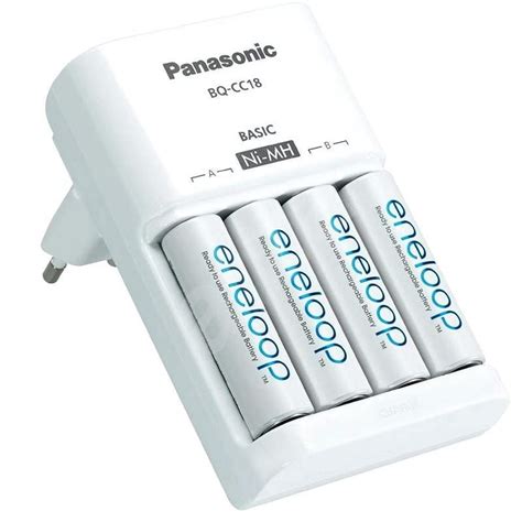 Panasonic Basic Charger Eneloop Aa 1900mah 4ks Nabíječka Baterií