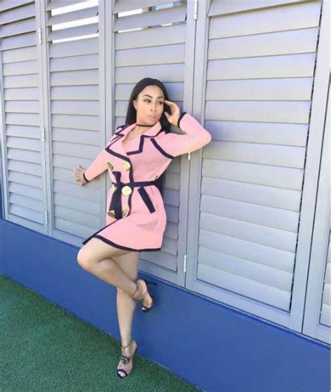 south african actress khanyi mbau flaunts sexy body on