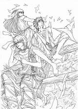 Coloring Magi Pages Labyrinth Magic Alibaba Anime Manga Ausmalbilder Morgiana Aladdin Series Saluja Evangelion Printable Neon Genesis Serien Color Zum sketch template
