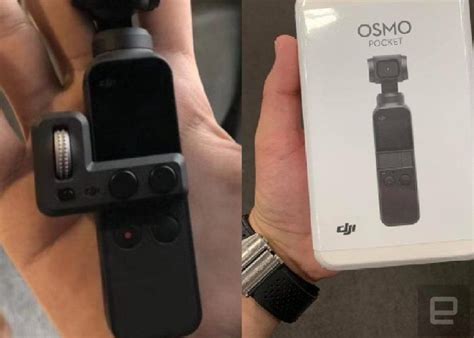 dji osmo pocket action camera  gimbal leaked geeky gadgets
