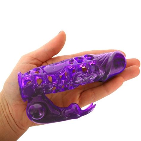 Clit Tickler Penis Extender Purple Sex Toys At Adult Empire
