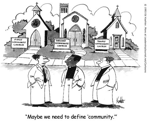 no community among community churches ct pastors christianity today