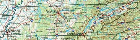 tennessee reference map