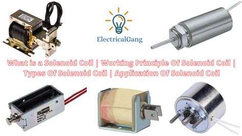 solenoid coil types  solenoid coil