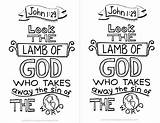 Coloring Lamb God Pages Bible Verse Verses Clipart Jesus Abc Armor Show Spanish John Printable Silhouette Color Awana Gospel Freedom sketch template