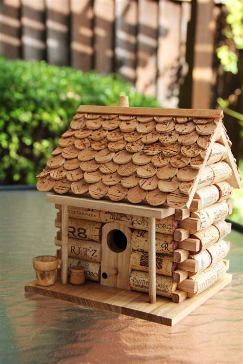 birdhouse log cabin