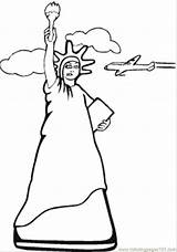 Liberty Statue Coloring York Printable Cartoon Pages Drawing Draw Lady Ny Usa Color Easy Clip Jets Giants Clipartbest Clipart Getdrawings sketch template