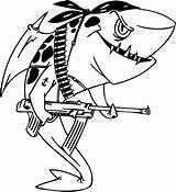 Shark Megalodon Coloring Pages Drawing Getdrawings sketch template