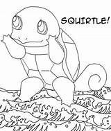 Squirtle Coloring Pokemon Site Pages sketch template