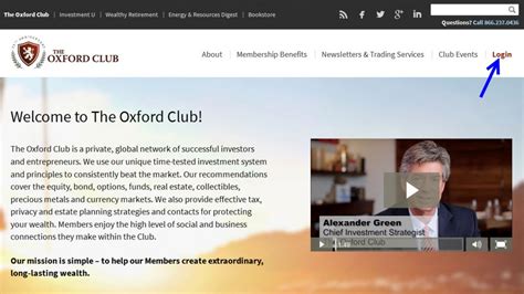oxford club visitors website  oxford club