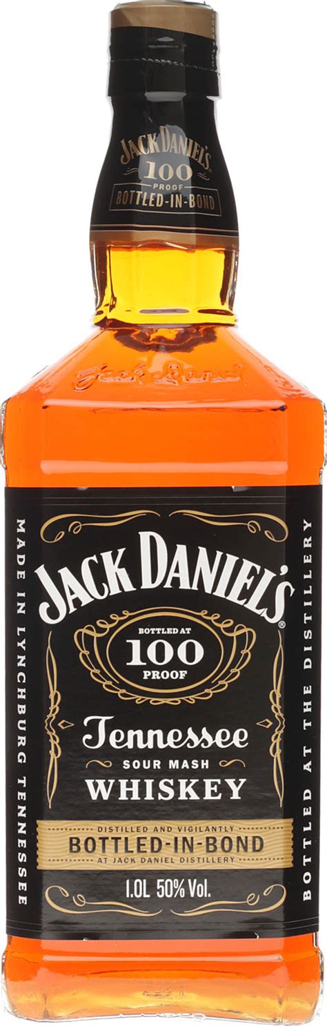jack daniels  proof bottled  bond  liter