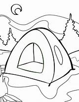 Coloring Tent Summer Camp Pages Camping Color Print Getcolorings Colornimbus Printable Choose Board sketch template