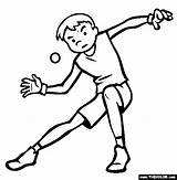 Handball Coloring Pages Template Gif sketch template