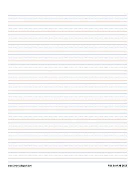 primary lined paper   natural element teachers pay teachers