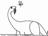 Brontosaurus Coloring Pages Printable Awesome Getcolorings Color Getdrawings sketch template