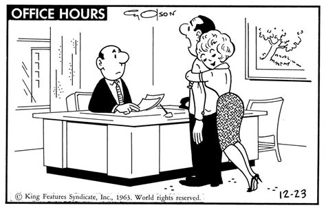 Office Hours December 23 1963 In Lud Hughes S Comic