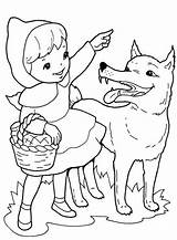 Hood Red Riding Coloring Little Pages Wolf Kids Cartoon Realistic Getcolorings Color Pup Getdrawings Ridding Colorings Choose Board Adult sketch template