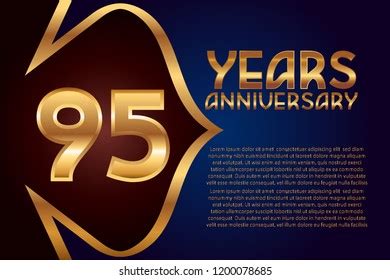 anniversary numbers background anniversary stock vector royalty
