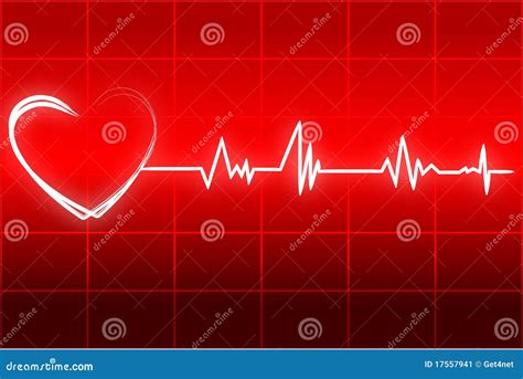 heart beats stock vector illustration  checked diagnosis