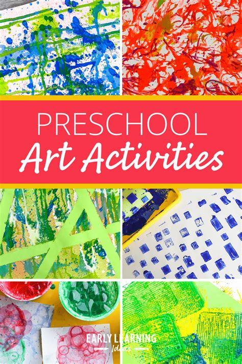 art activities  preschoolers early learning ideas